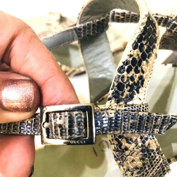 🔥 Vintage GUCCI Python Heels | Rare '90 Tom Ford Era | Iconic Style - 9.5 - Picture 12 of 15
